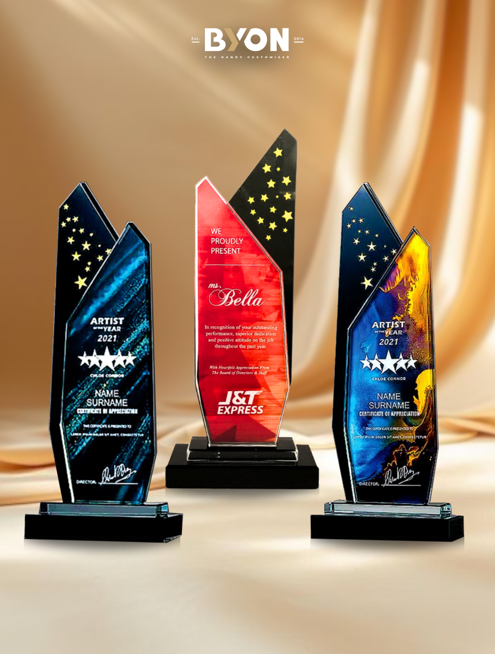 Design A Crystal Trophy