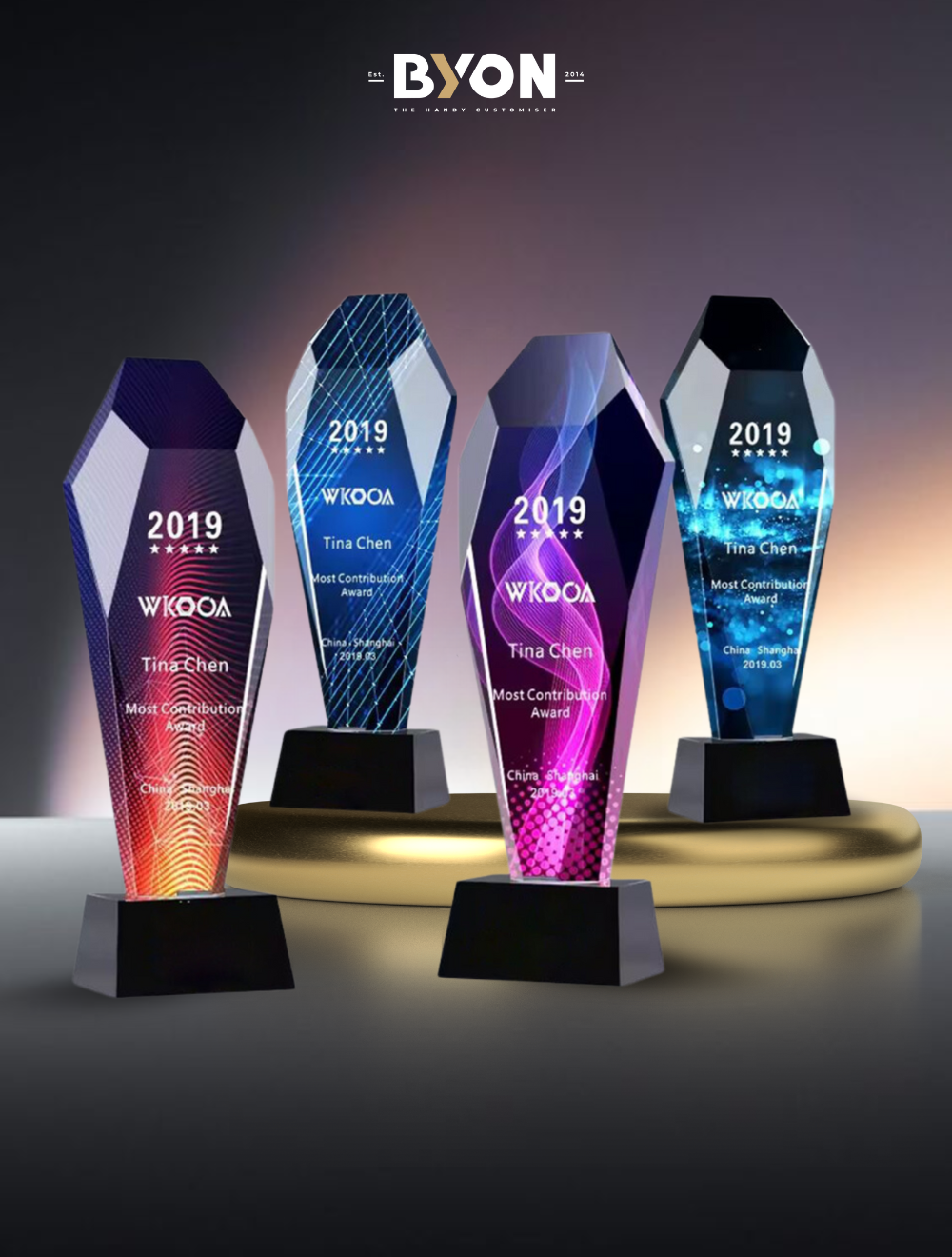 Design F Crystal Trophy