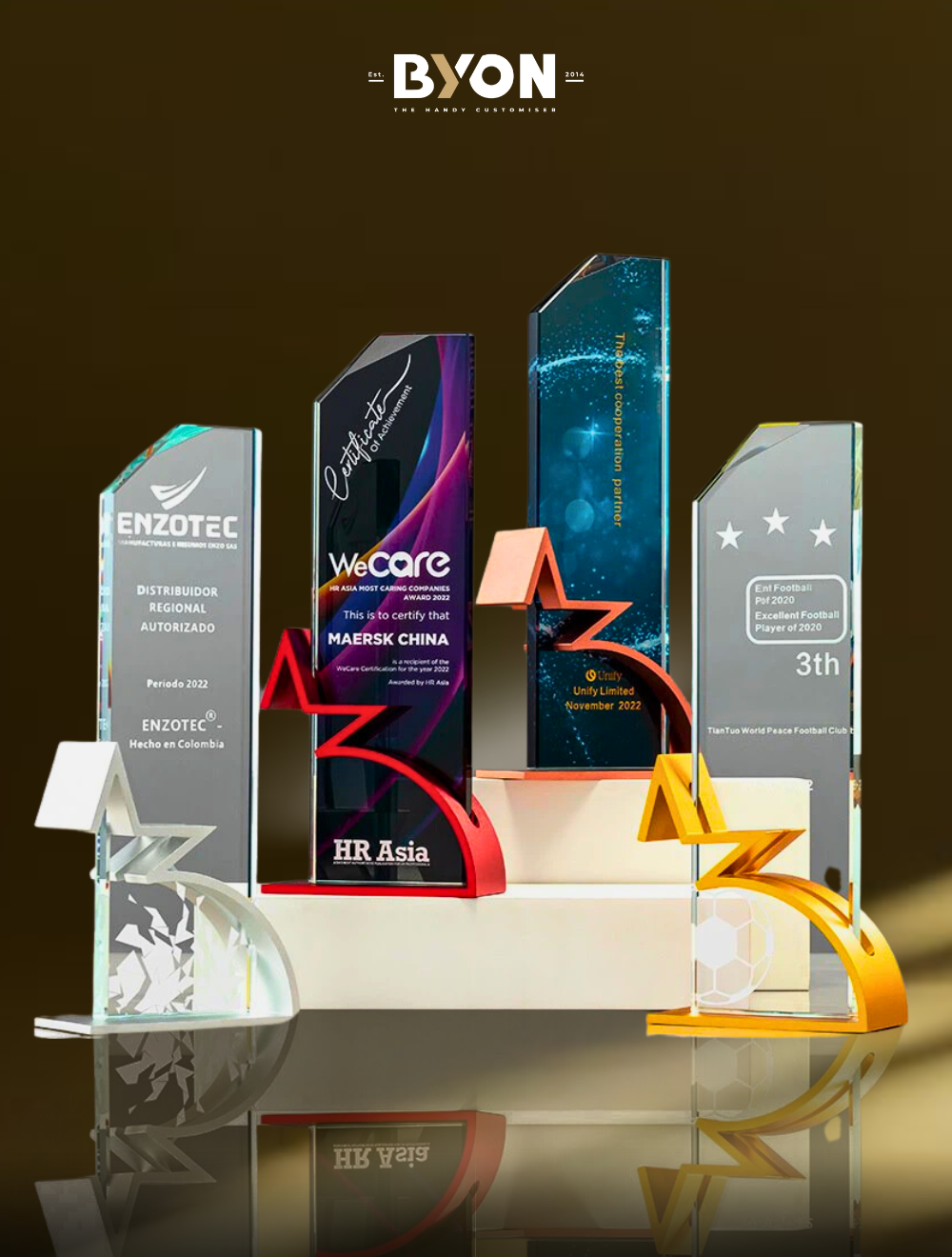 Design K Crystal Trophy