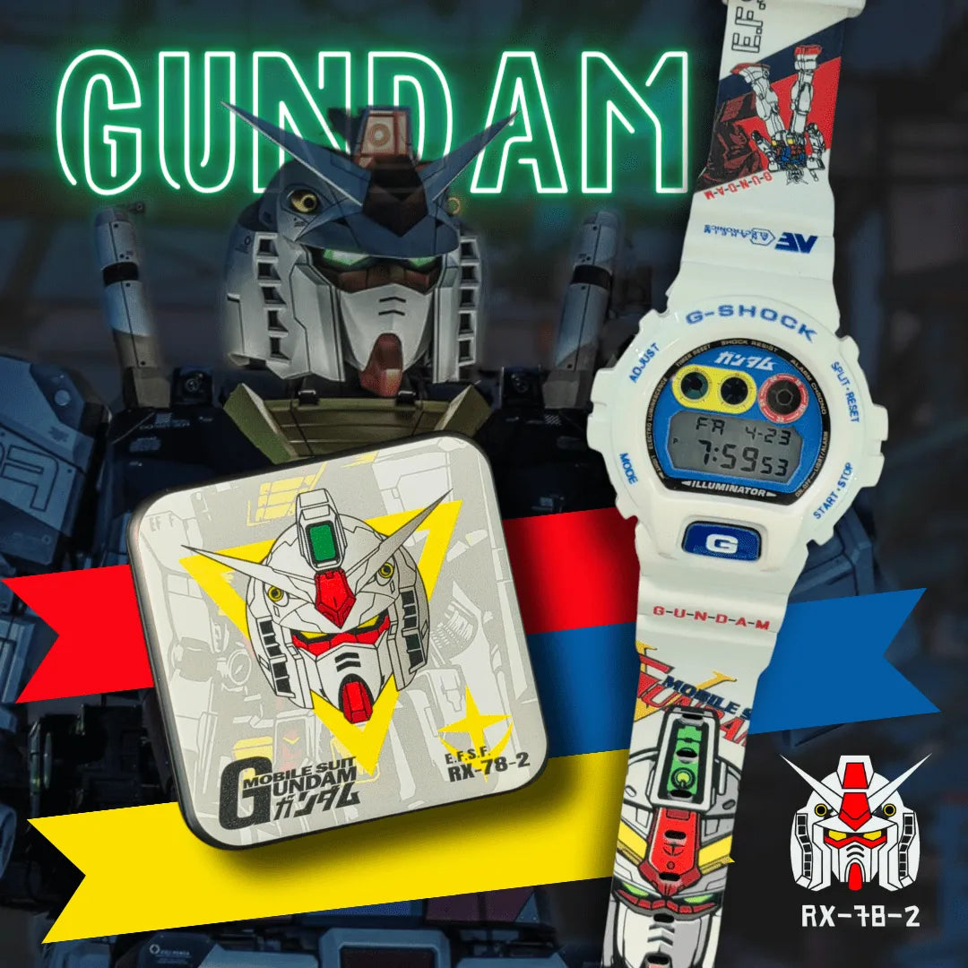 DW-6900 Gundam RX-78-2 Custom Designed Watch