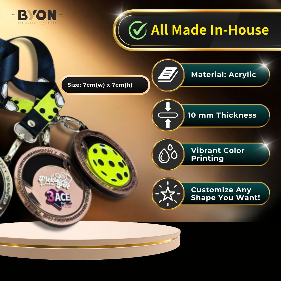 Customize Pickleball Medal