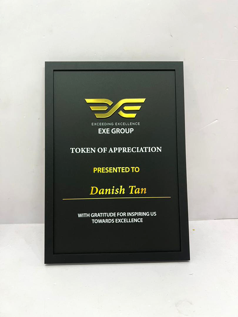 DESIGN PL8006 Plaque Award