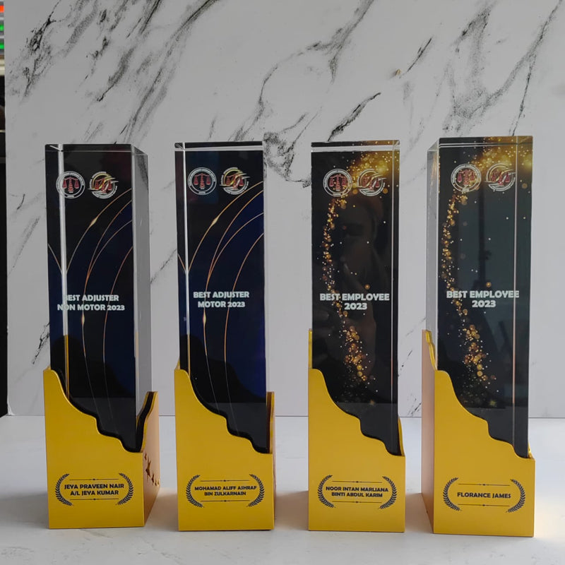 Design J Crystal Trophy