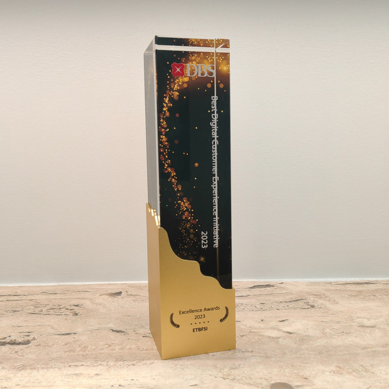 Design J Crystal Trophy
