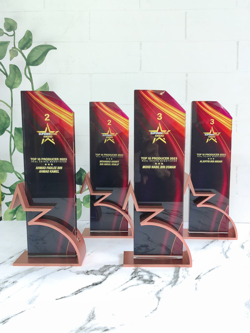 Design K Crystal Trophy