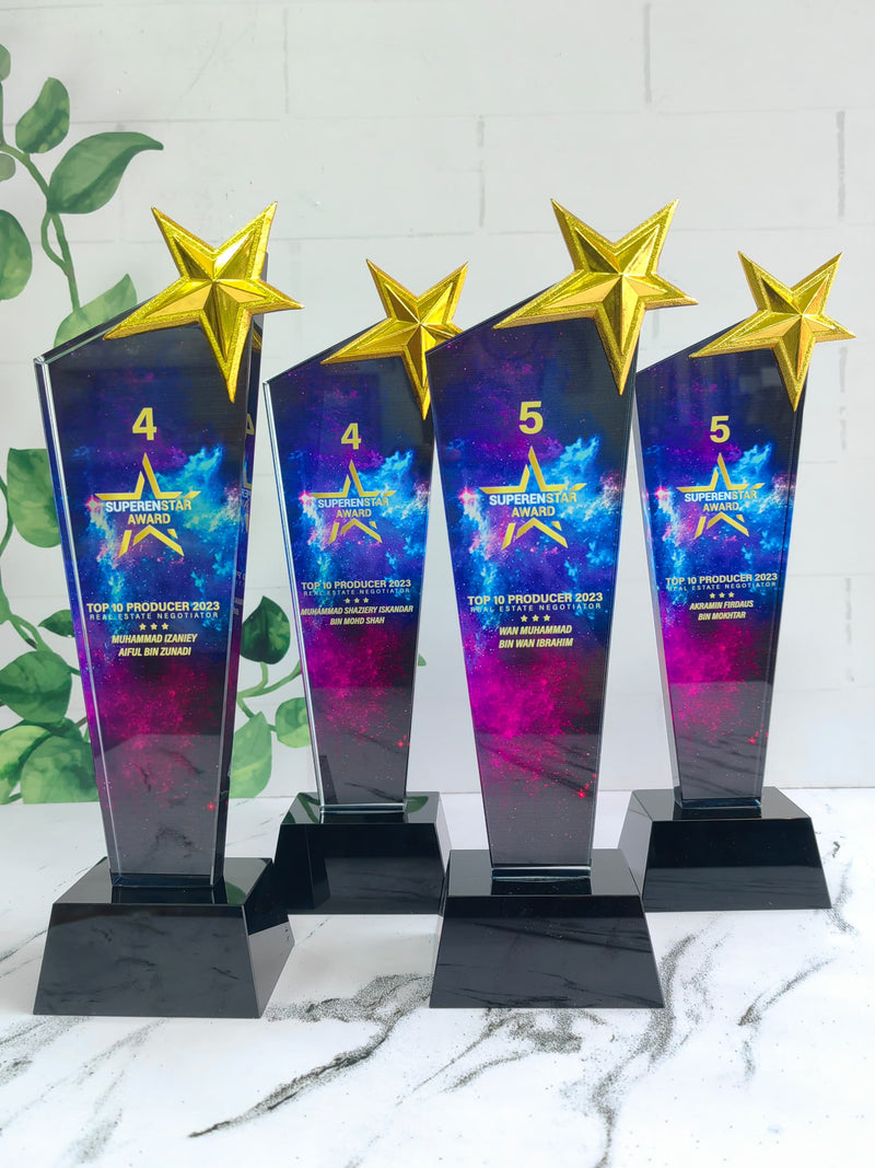 Design B Crystal Trophy