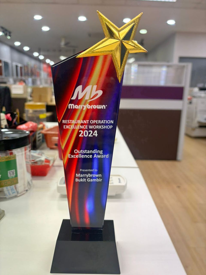 Design B Crystal Trophy