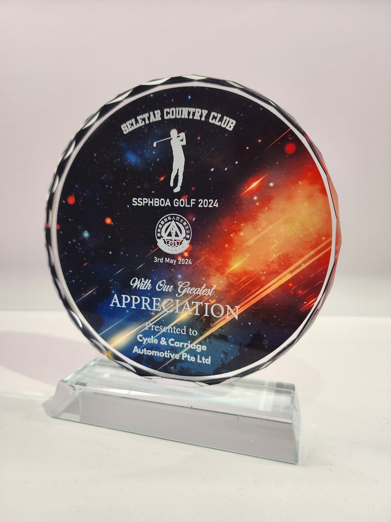 Design C Crystal Trophy