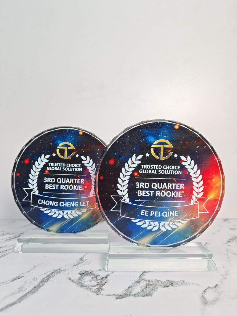 Design C Crystal Trophy