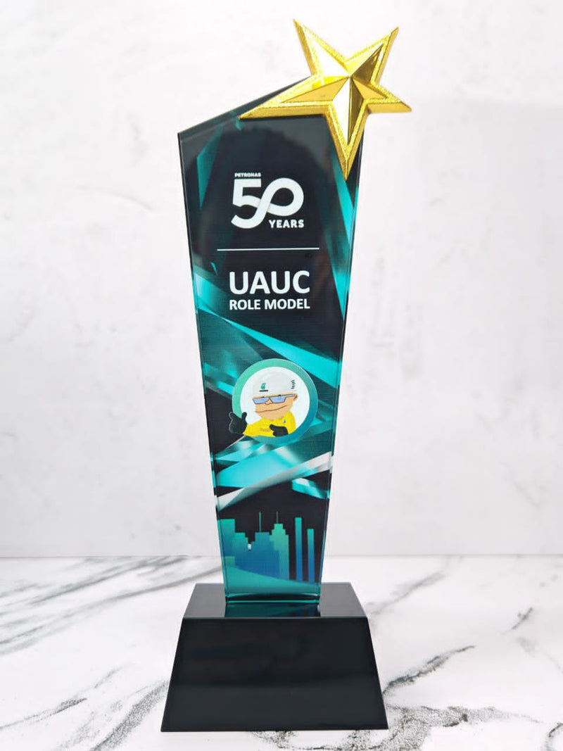 Design B Crystal Trophy