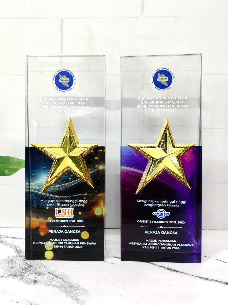 Design D Crystal Trophy