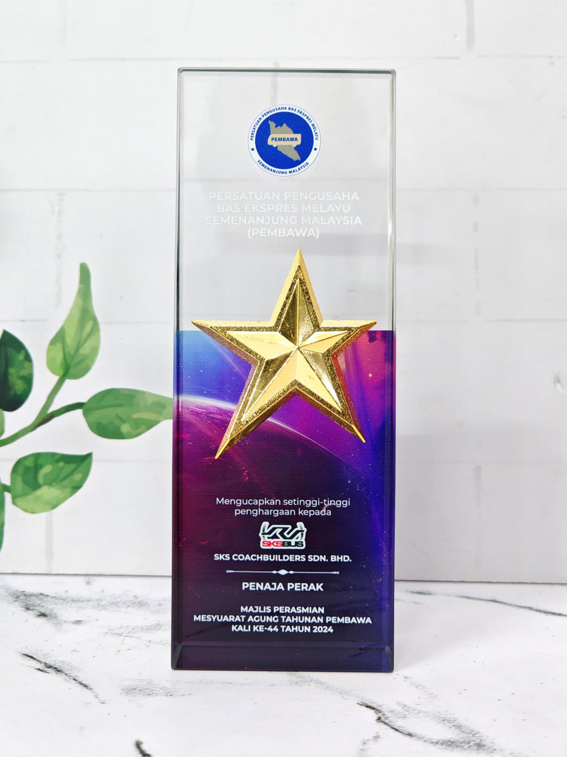 Design D Crystal Trophy