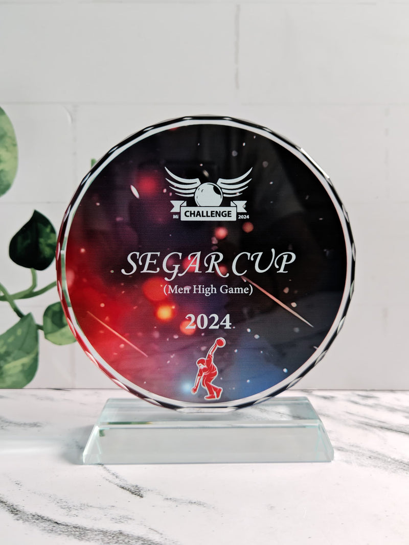 Design C Crystal Trophy