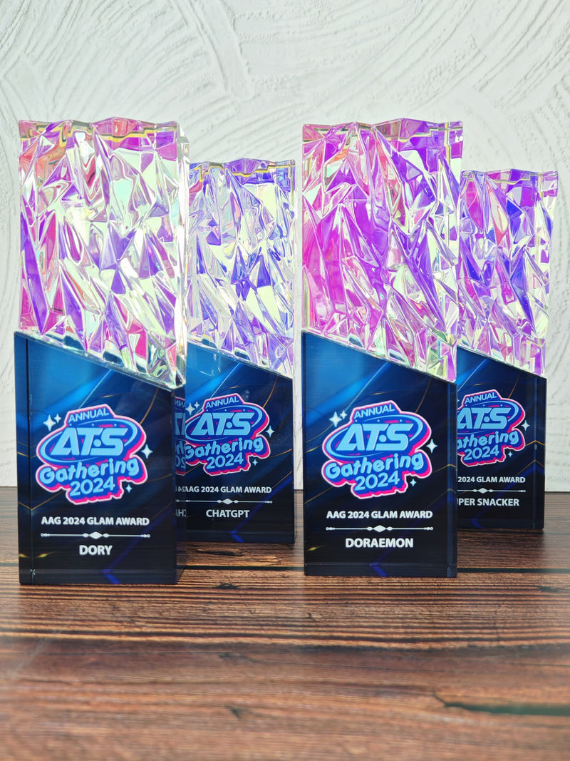 Design H Crystal Trophy