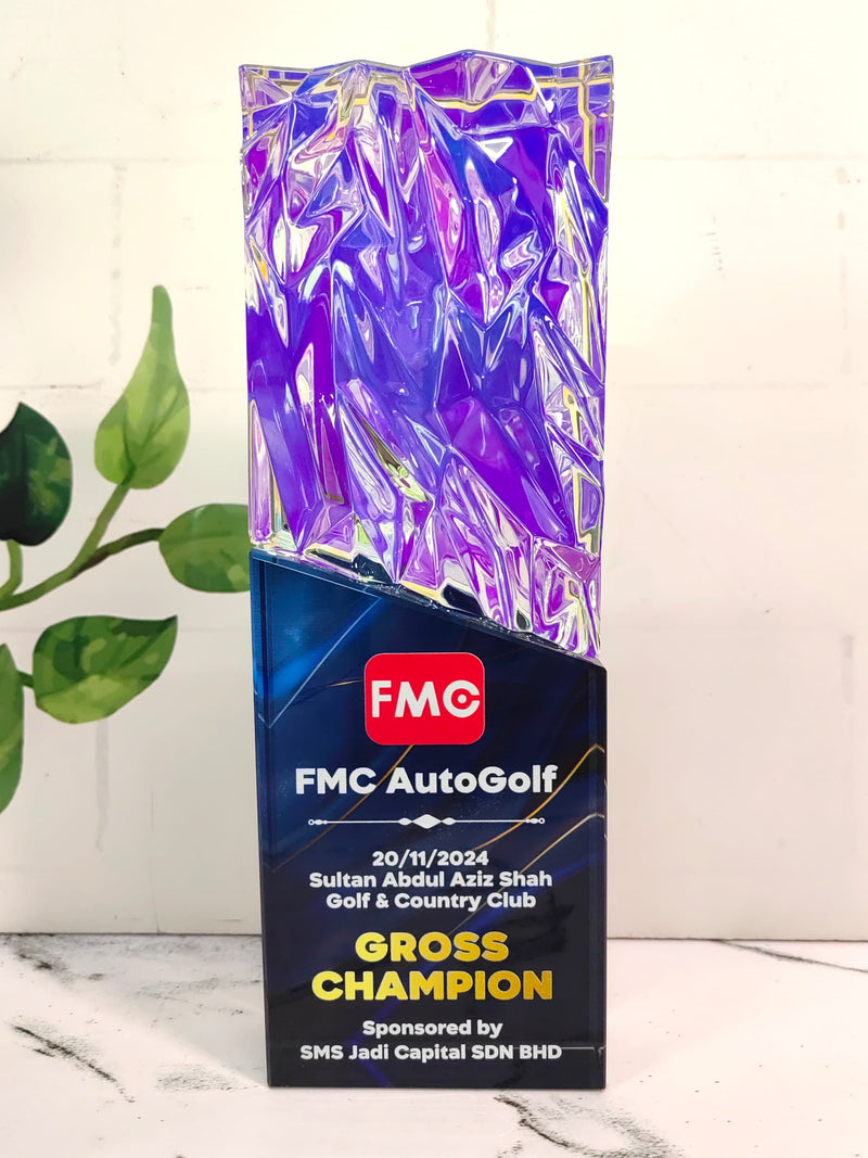 Design H Crystal Trophy