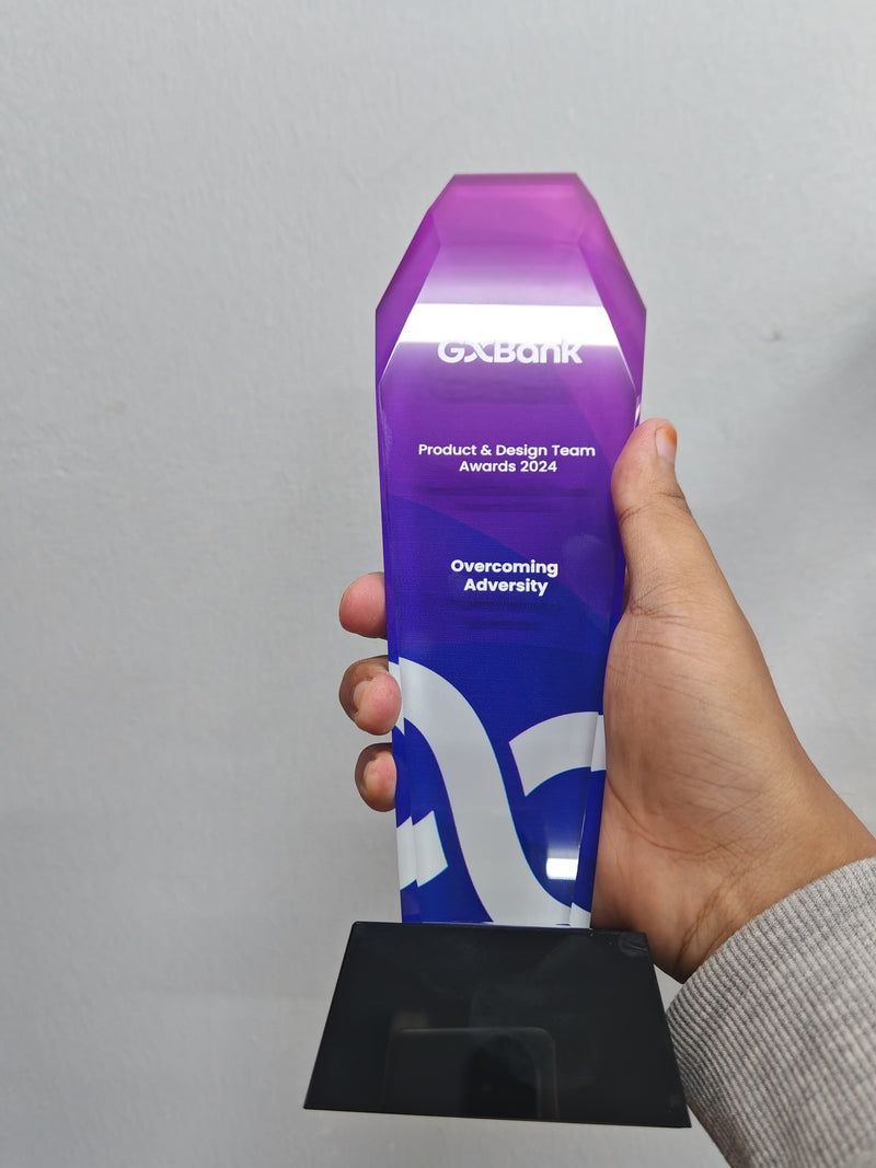 Design F Crystal Trophy