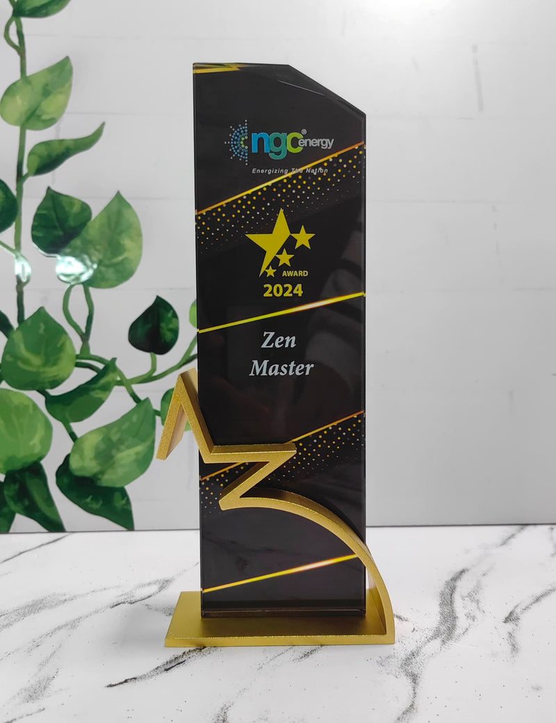 Design K Crystal Trophy