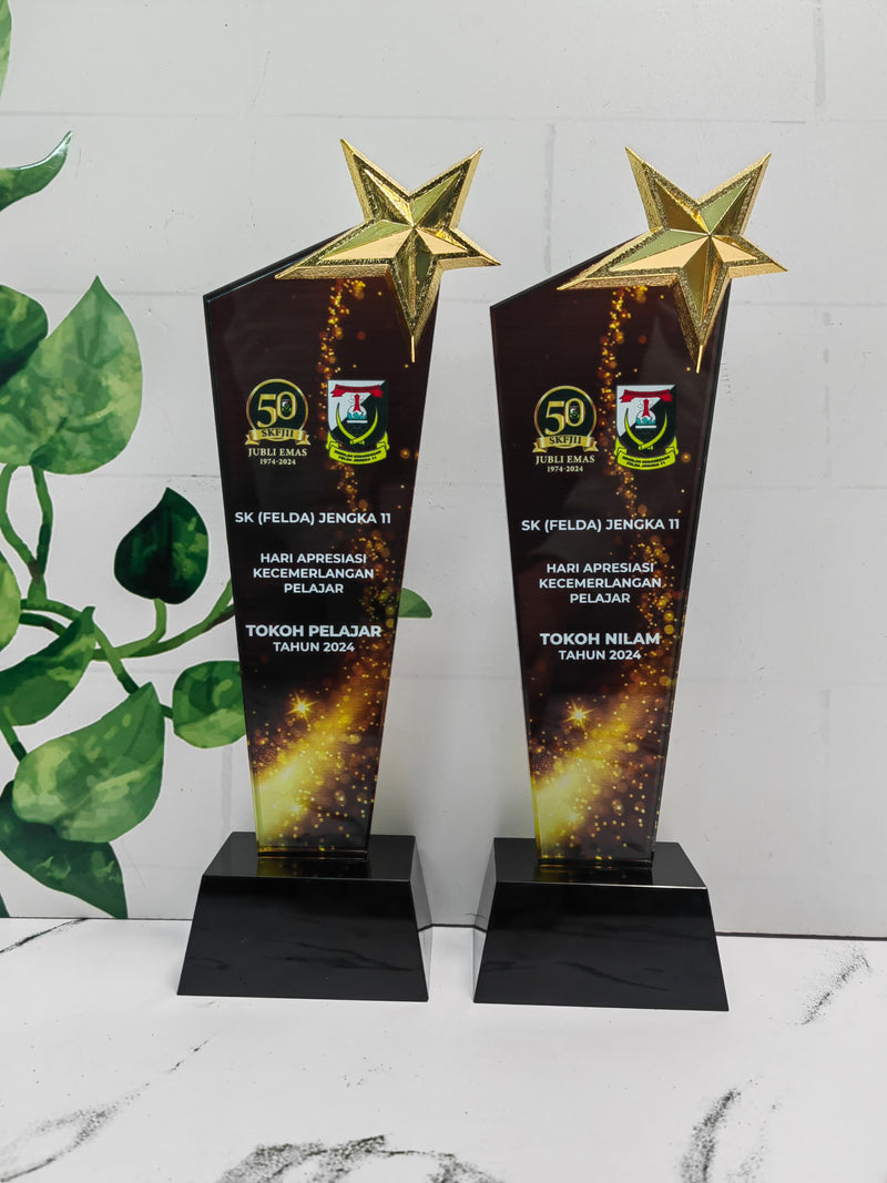 Design B Crystal Trophy