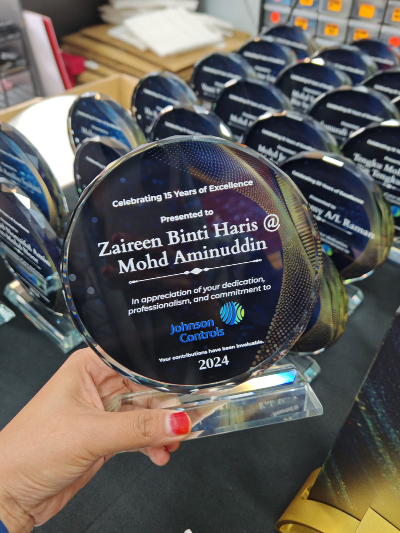 Design C Crystal Trophy