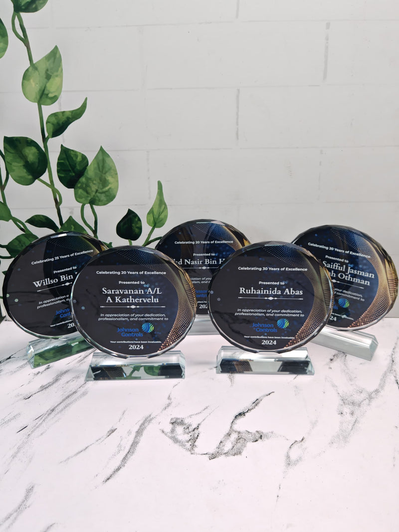 Design C Crystal Trophy