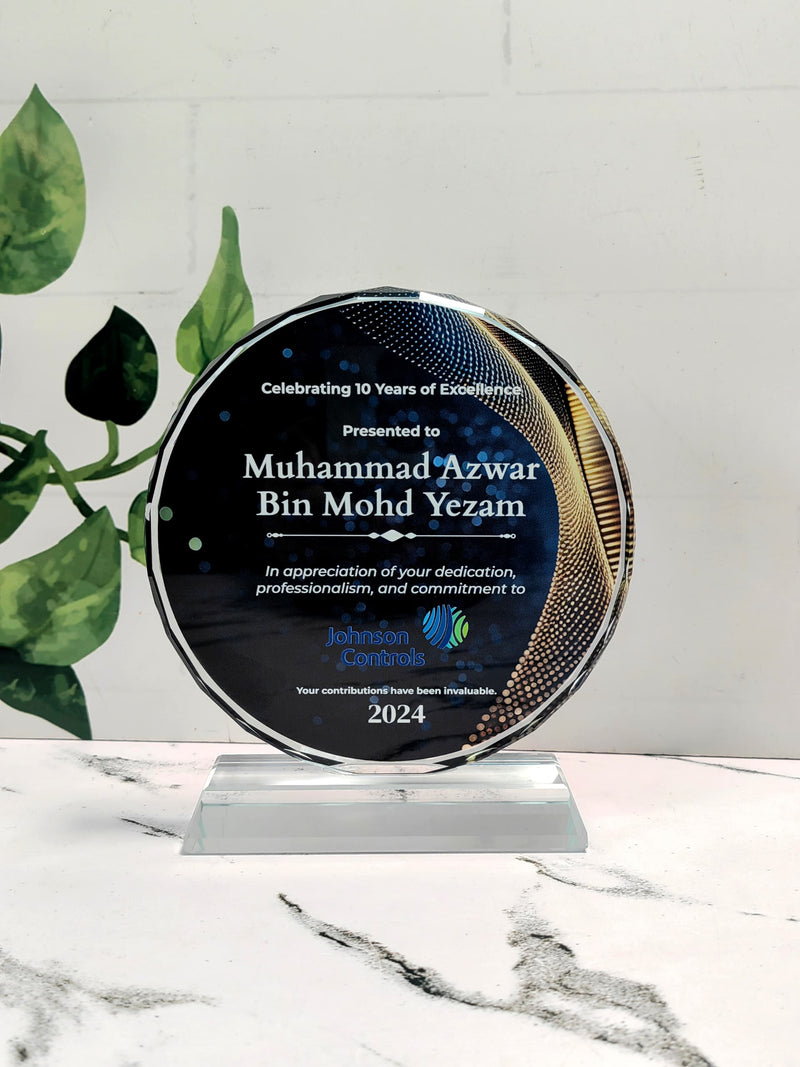 Design C Crystal Trophy