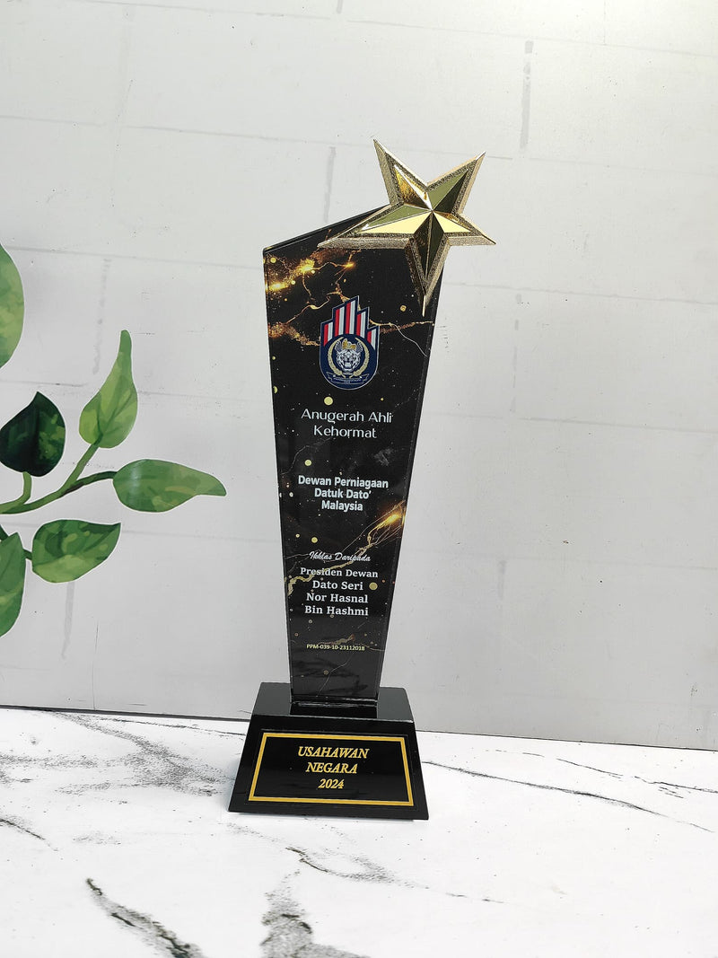 Design B Crystal Trophy