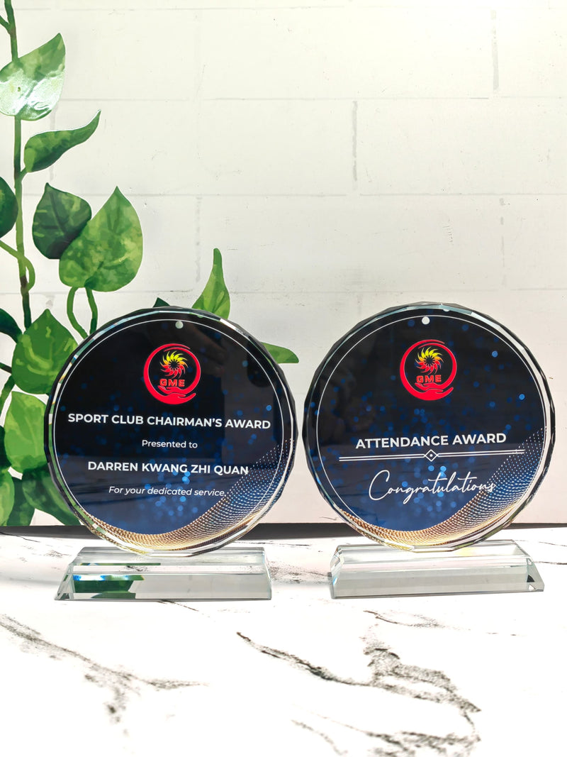 Design C Crystal Trophy