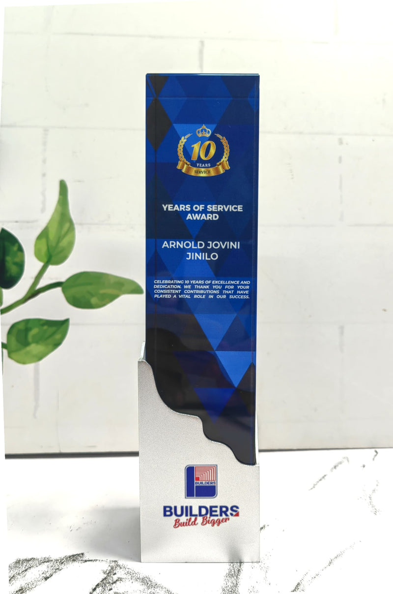 Design J Crystal Trophy