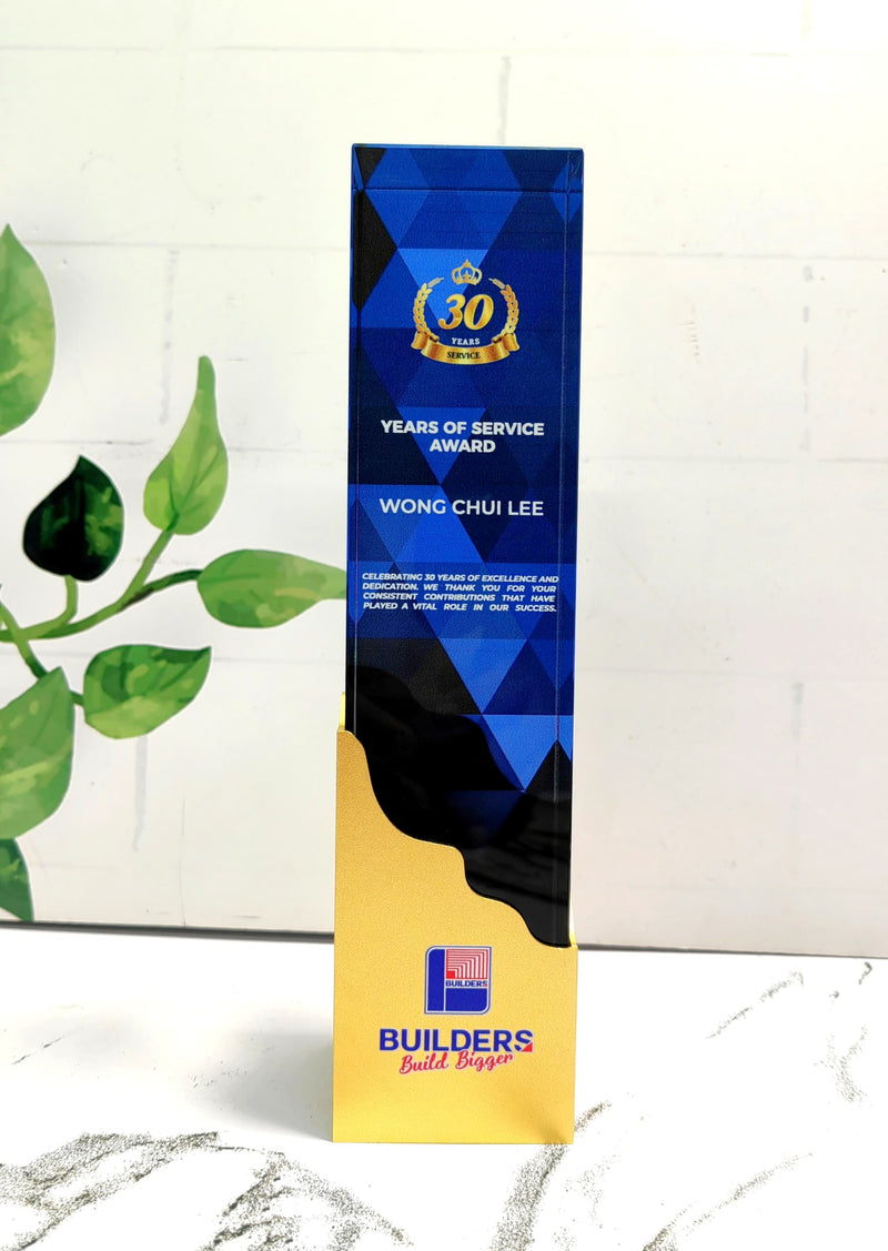 Design J Crystal Trophy