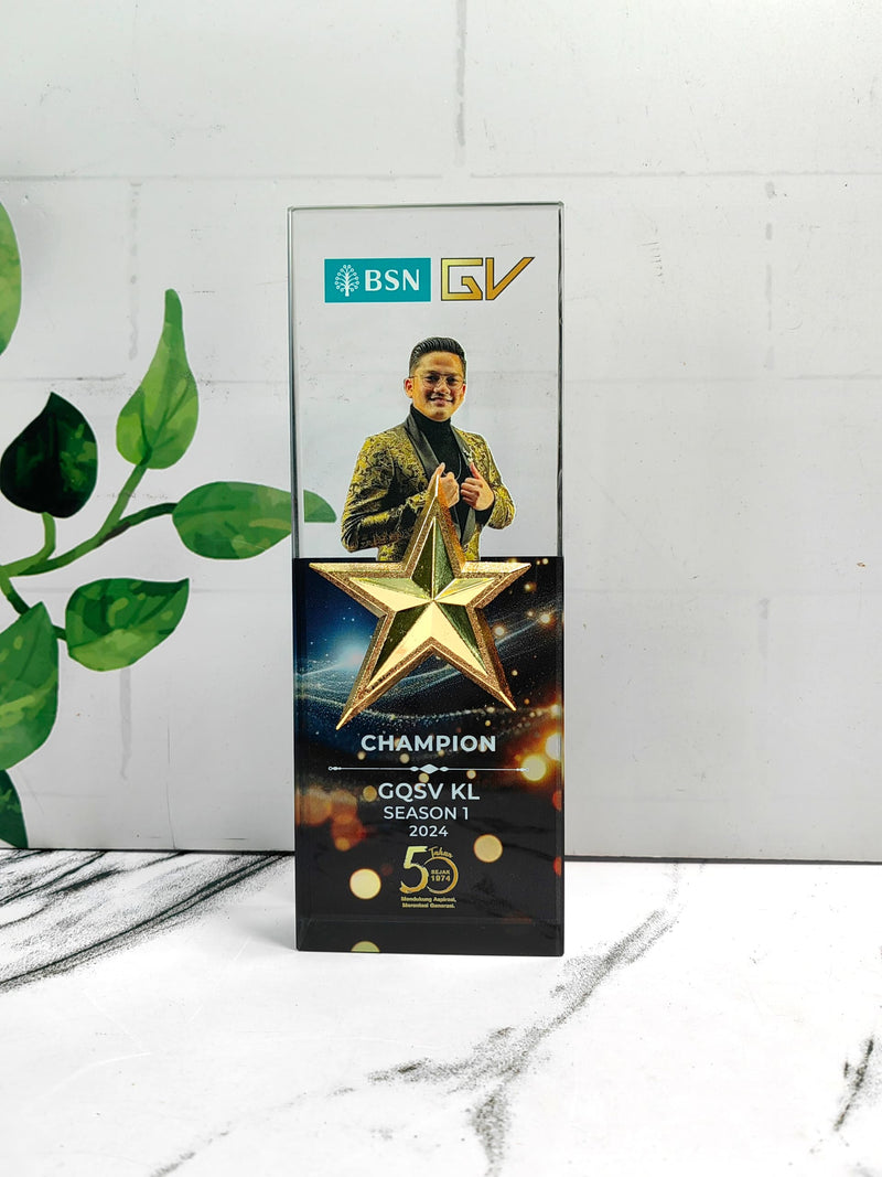 Design D Crystal Trophy