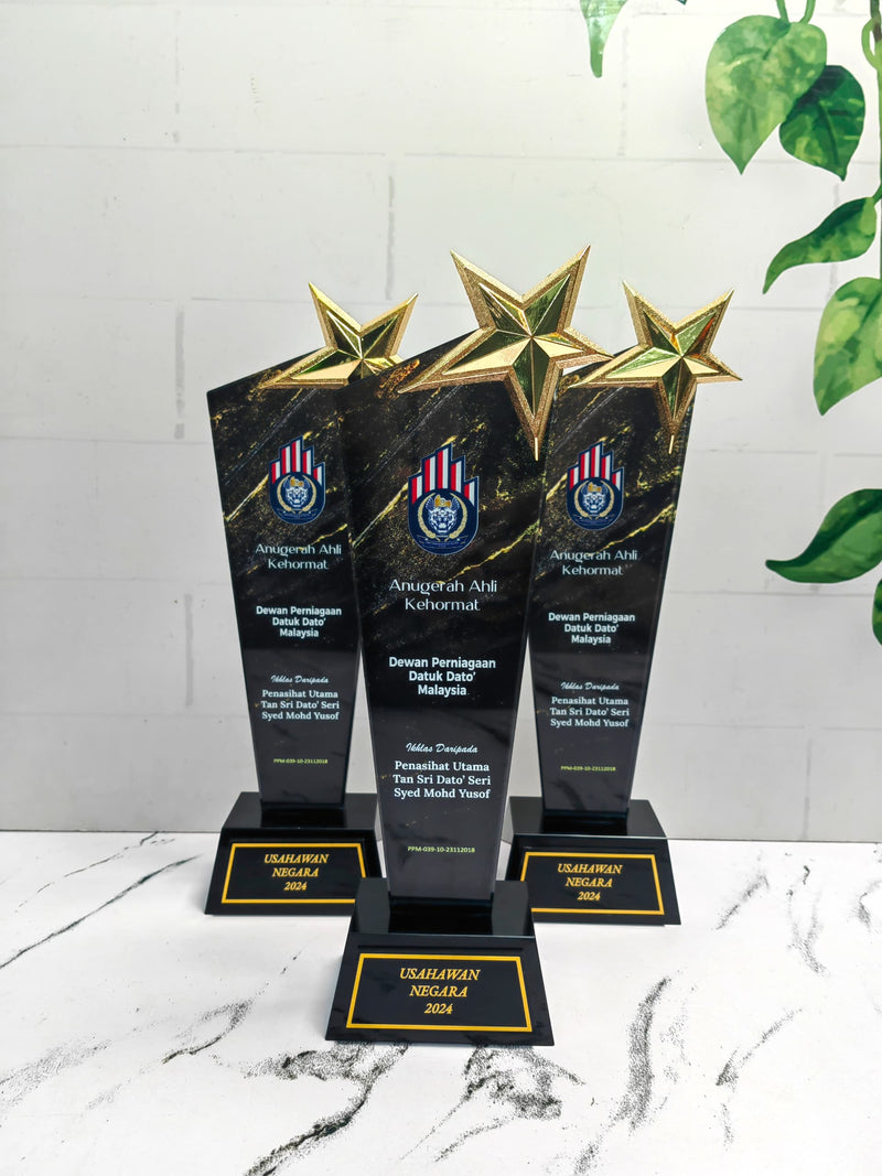 Design B Crystal Trophy