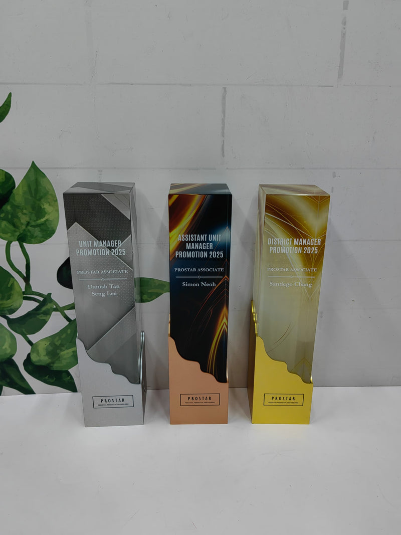 Design J Crystal Trophy