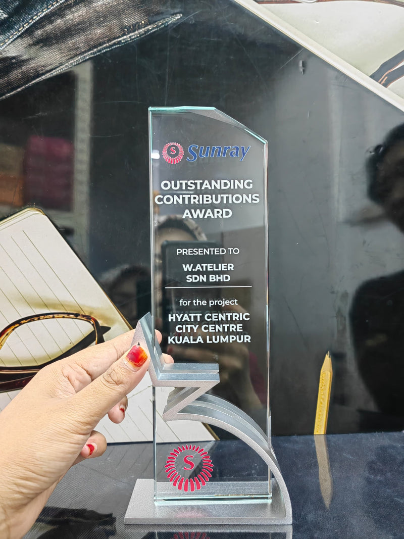 Design K Crystal Trophy