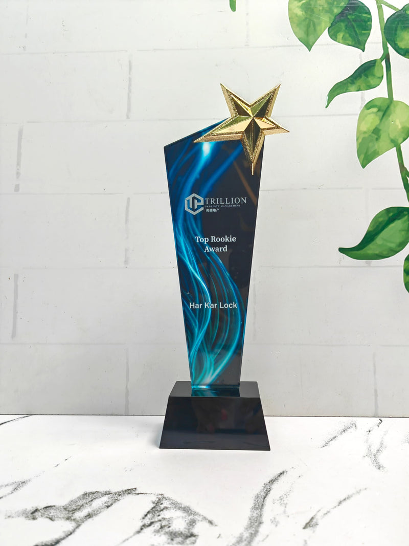 Design B Crystal Trophy