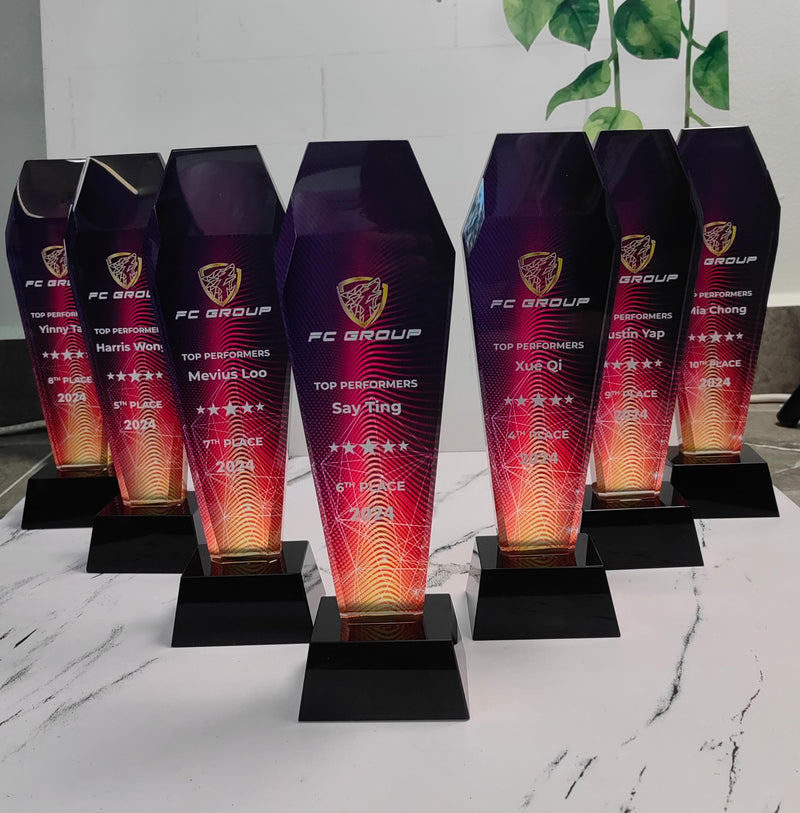 Design F Crystal Trophy