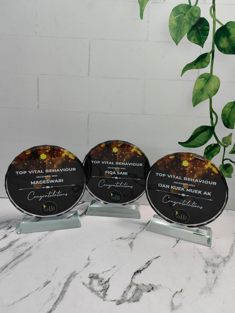 Design C Crystal Trophy