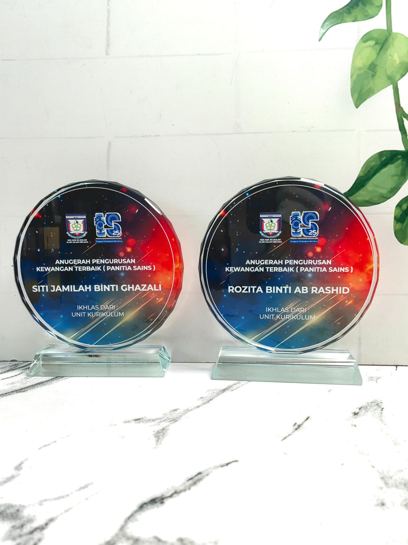 Design C Crystal Trophy