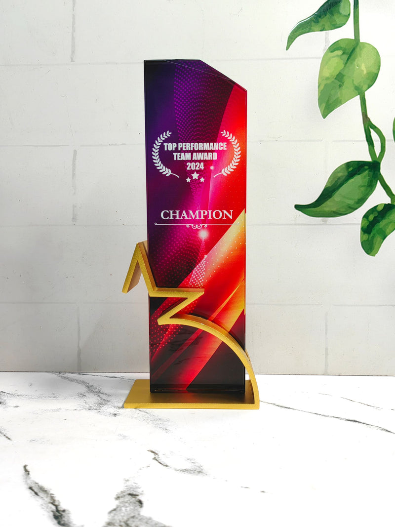 Design K Crystal Trophy