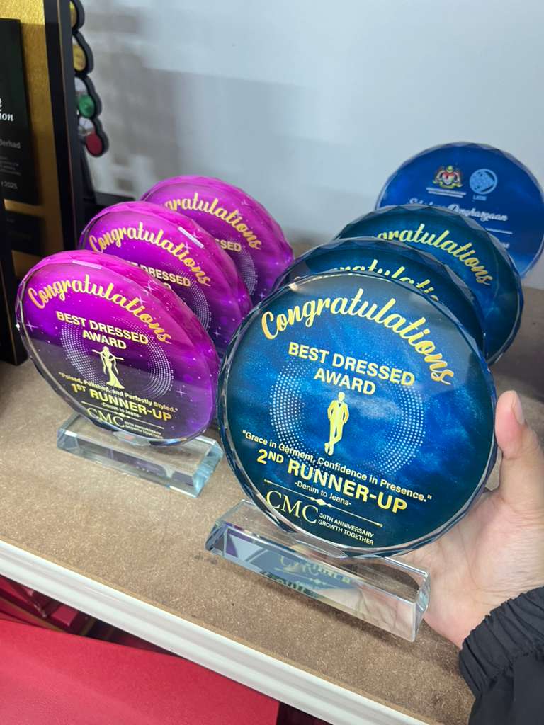 Design C Crystal Trophy