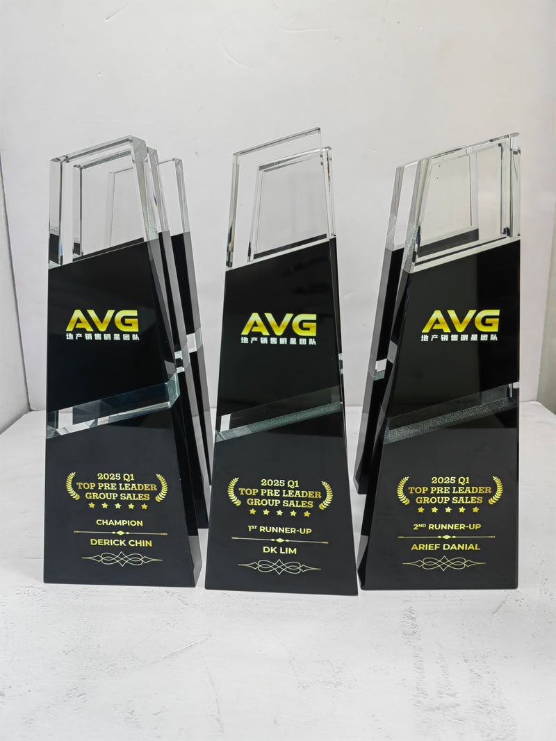 Design E Crystal Trophy