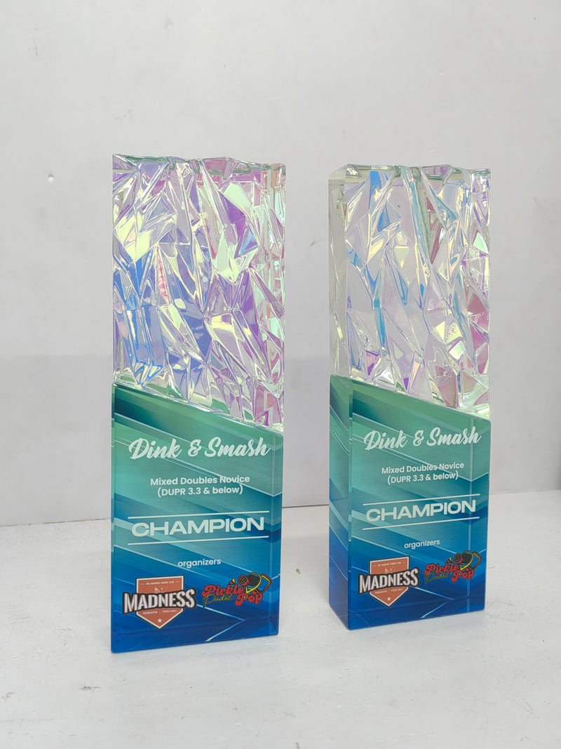 Design H Crystal Trophy