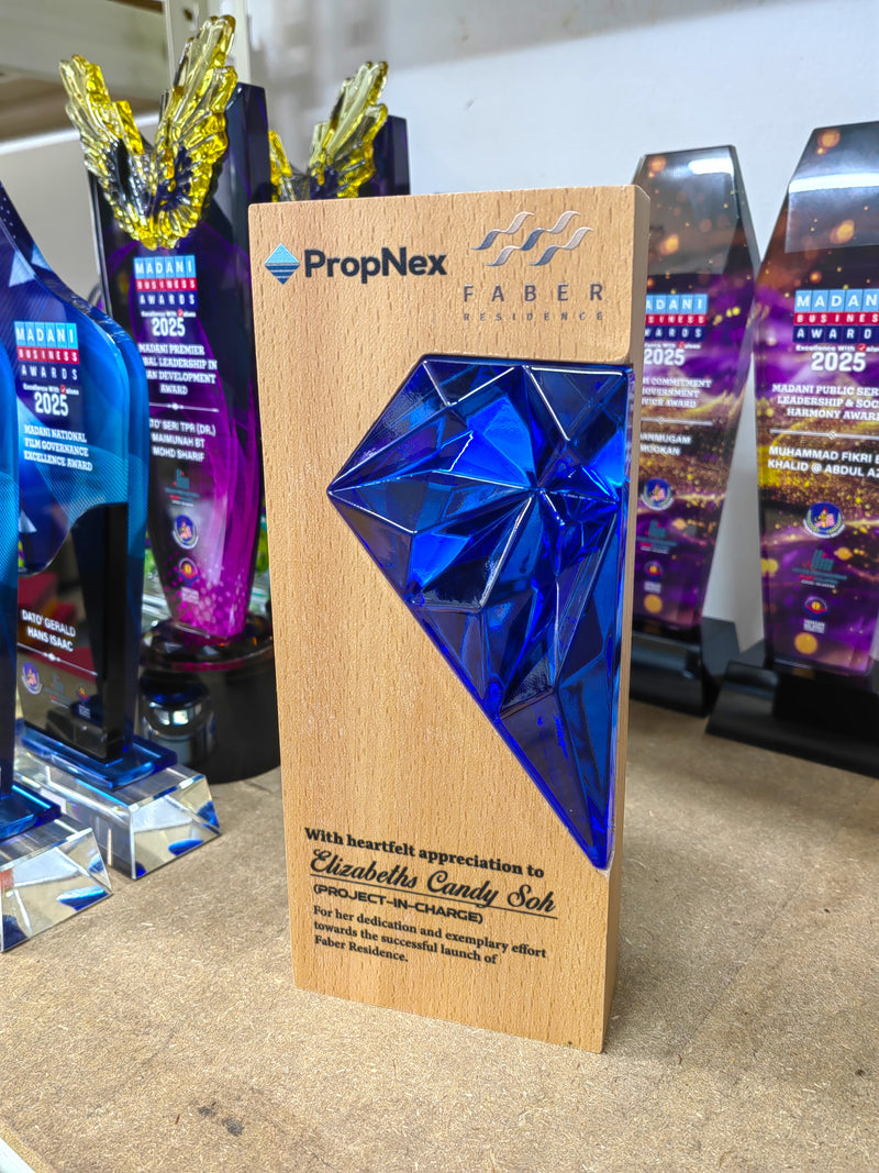 Design AD7 Crystal Trophy