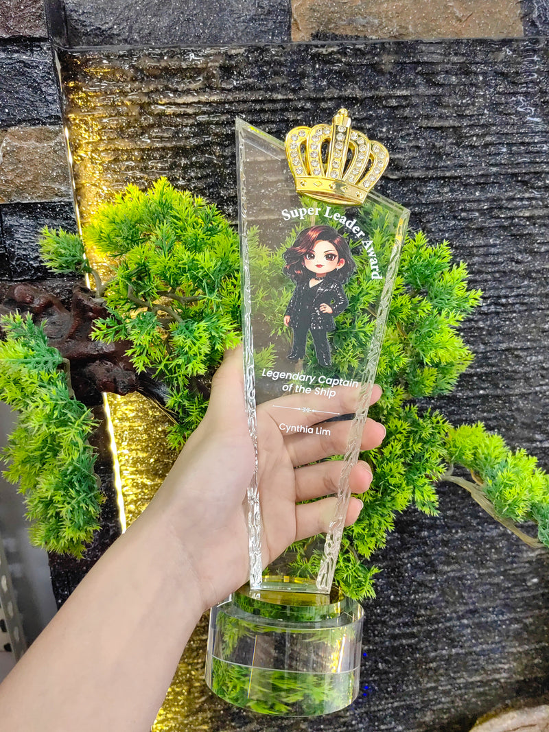 Design AD11 Crystal Trophy