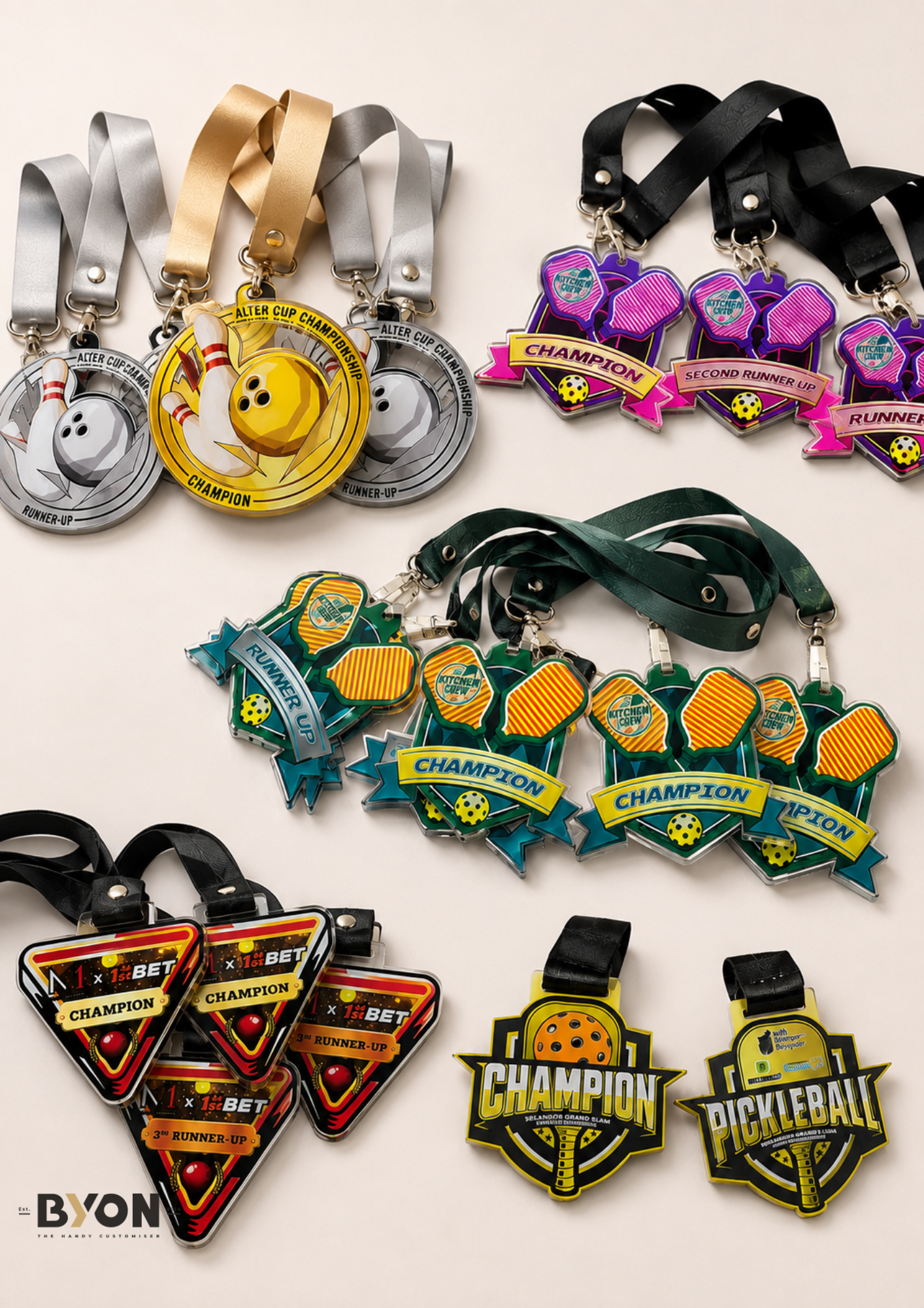 Custom Single-Layer Acrylic Medal