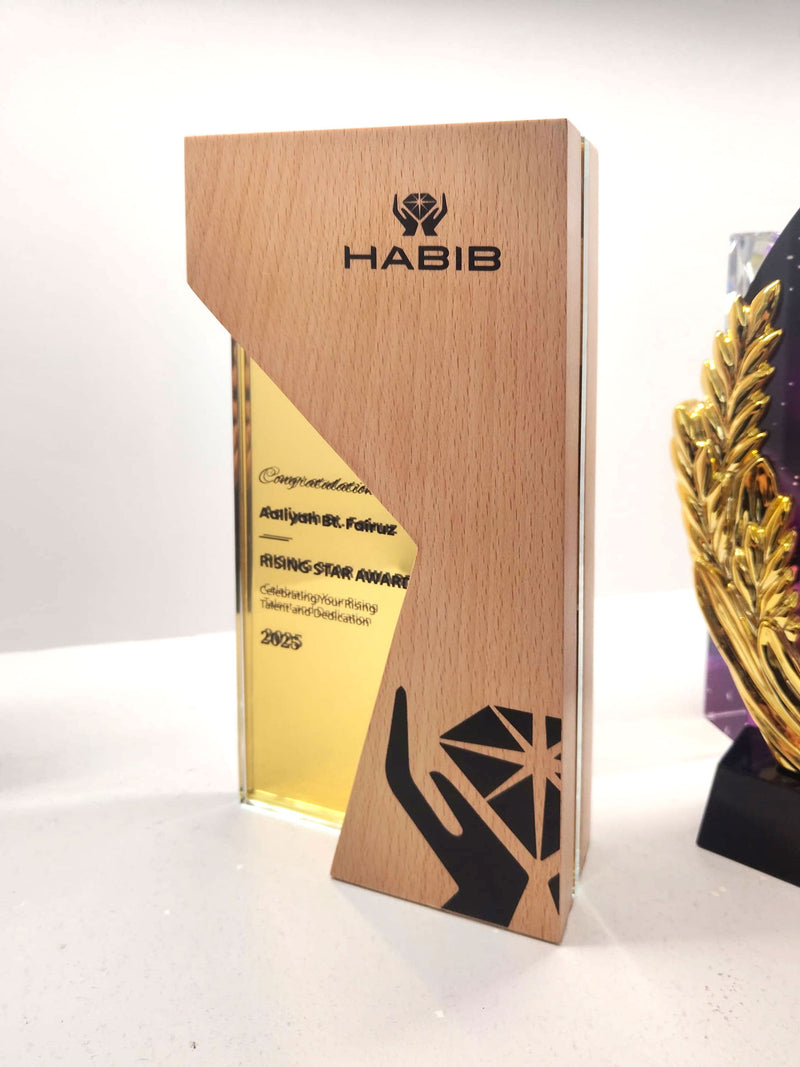 Design AD8 Crystal Trophy