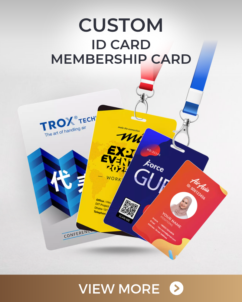 Custom printed ID cards with personalised designs by Byon Studio Malaysia