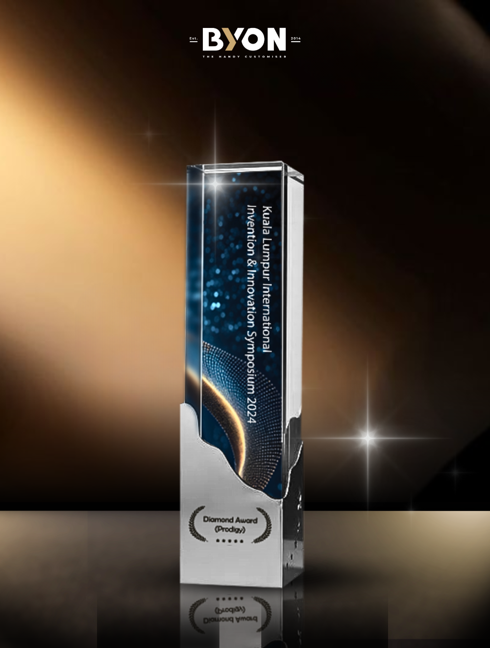 Design J Crystal Trophy