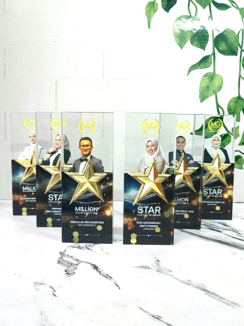 Design D Crystal Trophy