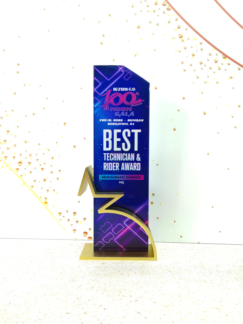 Design K Crystal Trophy