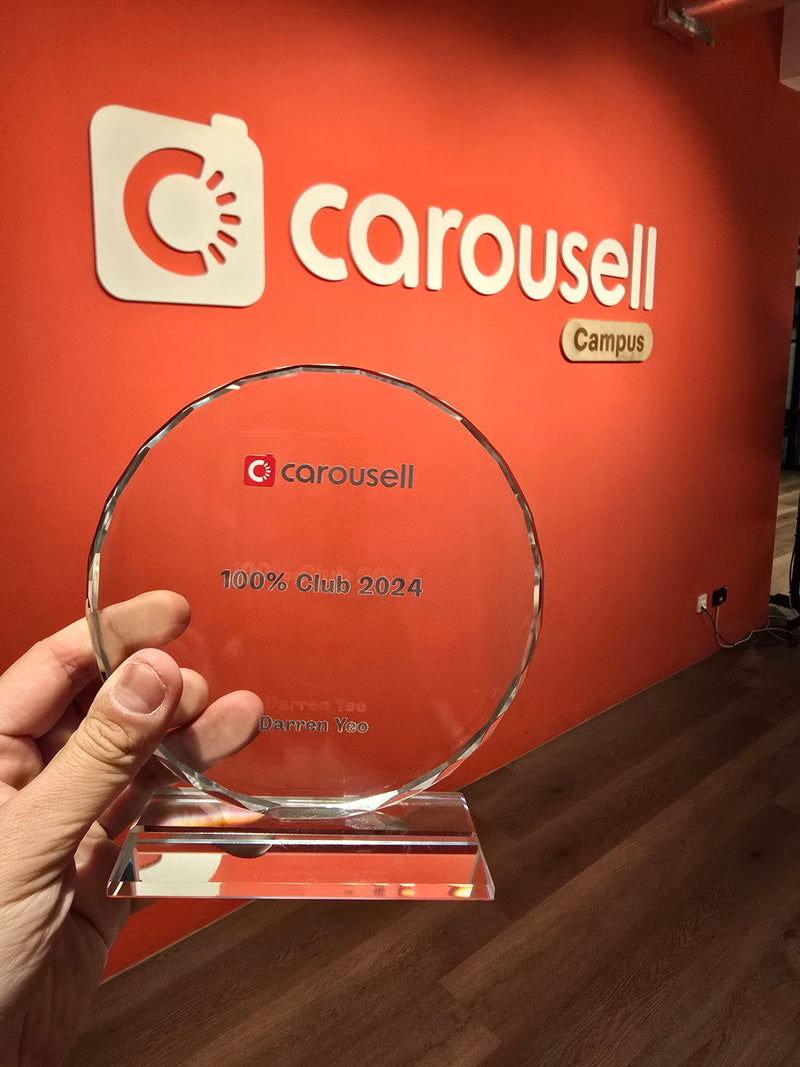 Design C Crystal Trophy